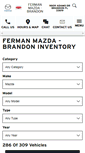 Mobile Screenshot of fermanmazdaofbrandon.com